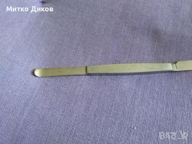 Acier inox made in France тарикатско малко френско ножче скалпел  две позиции 133х40х30мм, снимка 3 - Ножове - 42134337