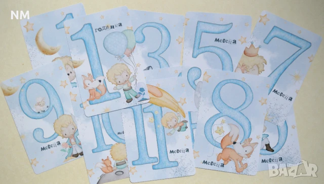 Бебе фото карти/ месечинки, снимка 4 - Други - 51150011
