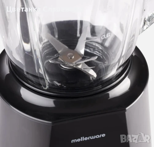 Блендер с мощност 1500 W, обем 1,5 л, 6 ножа от неръждаема стомана, 2 скорости и турбо функция , снимка 5 - Блендери - 50471812