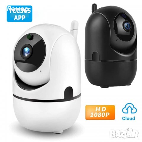 WiFi IP камера бебефон FULL-HD 1080P нощно виждане iCSee YCC365plus, снимка 1