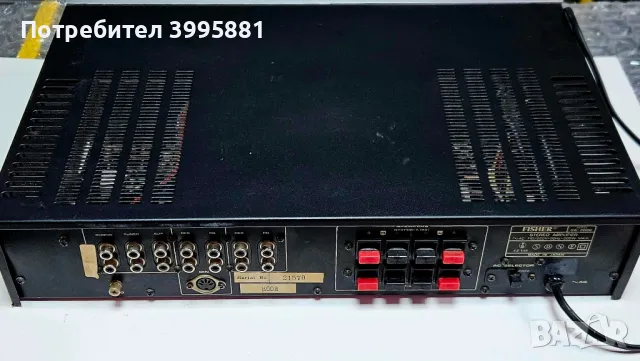 Интегриран стерео усилвател Fisher
mod. CA-2030
, снимка 9 - Ресийвъри, усилватели, смесителни пултове - 48804961