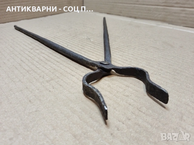 Стари Ковани Ковашки Клещи. / НОМЕР 1763., снимка 4 - Антикварни и старинни предмети - 53991416