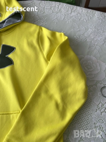 Мъжки суичър Under Armour Storm1 Hoodie XL (Лимитиран / Discontinued модел) ярко жълт Xlarge, снимка 9 - Суичъри - 54011628