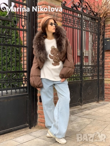 Яке естествен косъм, снимка 2 - Якета - 51964351