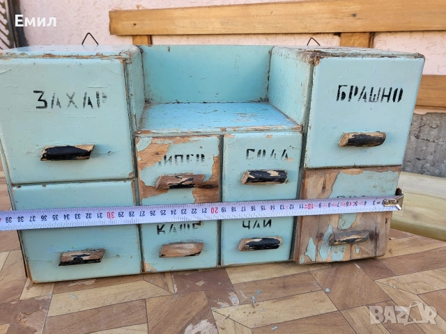 Автентично шкафче за подправки от соца, снимка 7 - Колекции - 54099455