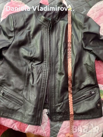 Дамско яке естествена кожа 