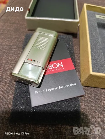 Луксозна ветроустойчива запалка JOBON , снимка 3 - Запалки - 56149986