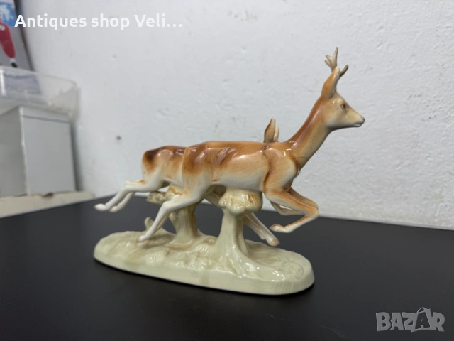 Порцеланова фигура Royal Dux №7983 , снимка 2 - Антикварни и старинни предмети - 53901225