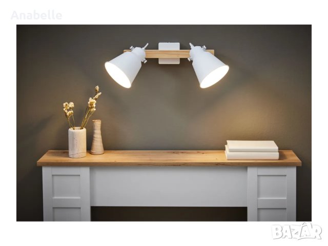 Livarno Home LED таванна лампа бяла, снимка 2 - Лед осветление - 42357958