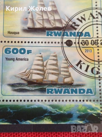Пощенски марки чиста комплектна серия Кораби,Сърфове поща Руанда за колекционери 29813, снимка 4 - Филателия - 37690377