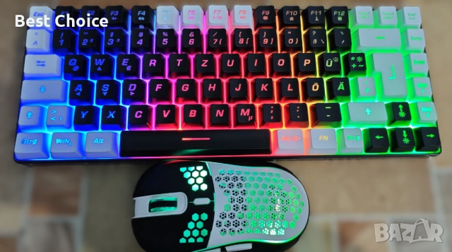 Гейминг RedThunder Безжична игрална клавиатура и мишка, снимка 4 - Клавиатури и мишки - 53055759