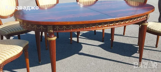 Трапезна маса Луи XVI, снимка 3 - Маси - 49443012