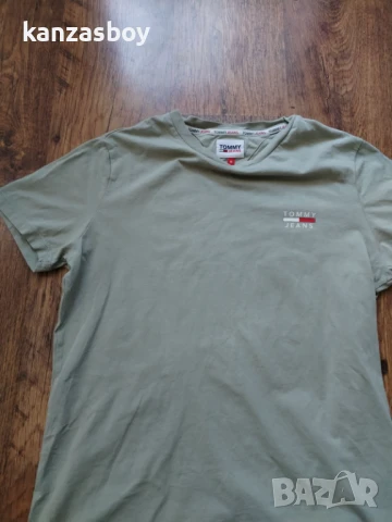 TOMMY JEANS Organic Cotton - страхотна мъжка тениска КАТО НОВА M, снимка 3 - Тениски - 50697803