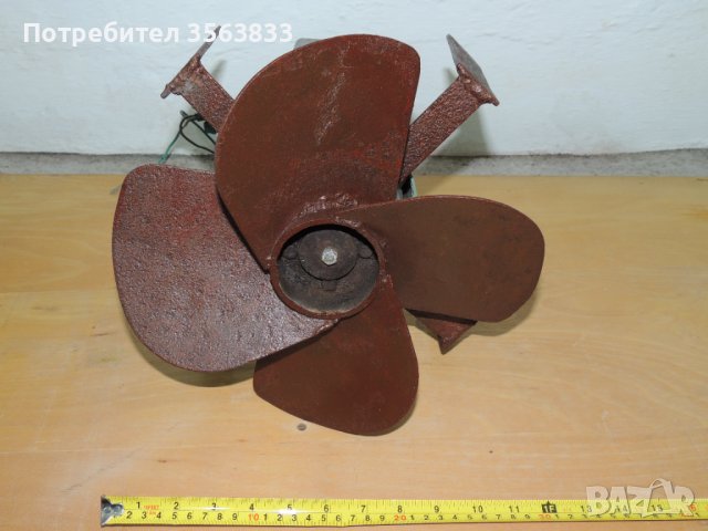 Трифазен вентилатор 0.37 kW, 1380 об/мин, Електродвигател  MEZ 2AP71-4 , снимка 2 - Други машини и части - 42099165