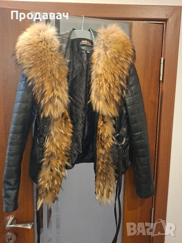 Дамско кожено яке , снимка 6 - Якета - 54258535