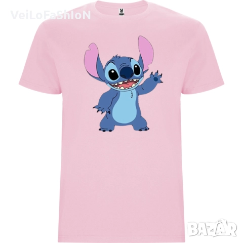 Нова сладка детска тениска с героя Стич / Stitch в три цвята, снимка 4 - Детски тениски и потници - 48859854