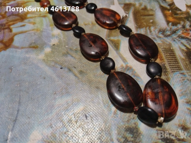 Гердан от балтийски кехлибар, снимка 4 - Колиета, медальони, синджири - 52505759