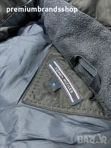 Tommy hilfiger пухено дамско дълго яке M, снимка 3 - Якета - 47694069
