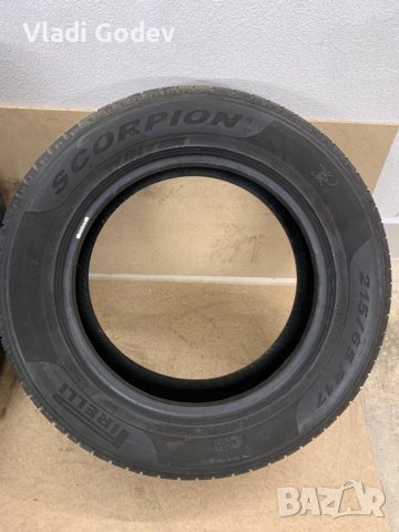 Pirelli Scorpion 215/65/17 2бр.  с дот 2720 грайфер 5,5мм, САМОВУЛКАНИЗИРАЩИ, снимка 2 - Гуми и джанти - 37173393