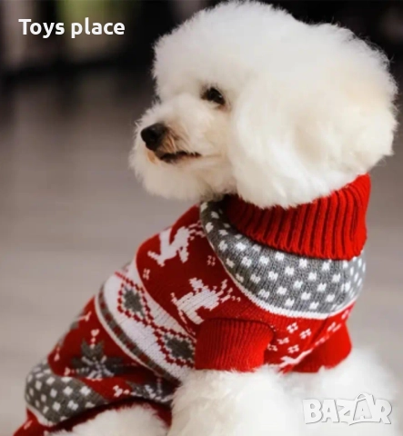Коледни пуловерчета за малки кучета , снимка 7 - За кучета - 52347610