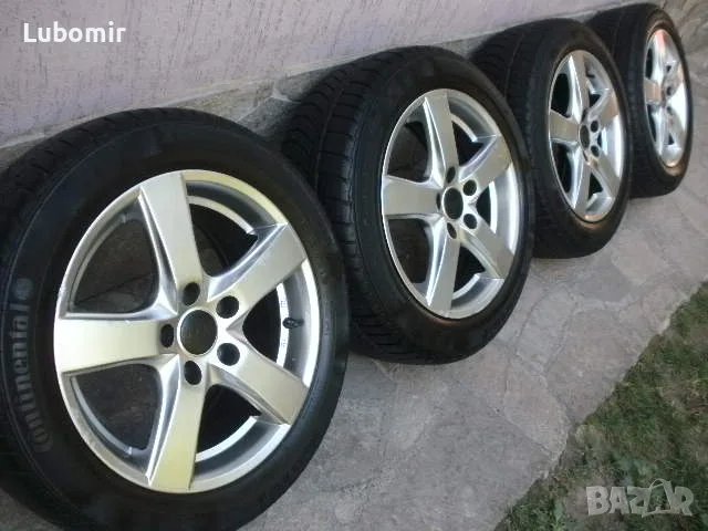 16 цола 5 х 112 мм 4 бр лети джанти - Vw,Audi,Seat,Skoda със зимни гуми ! , снимка 2 - Гуми и джанти - 56011728
