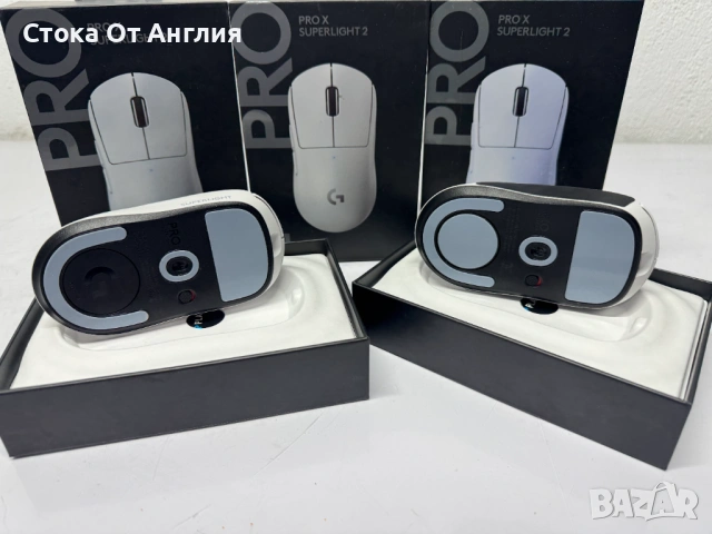 Мишка геймърска Logitech PRO X Superlight 2 / бяла, снимка 7 - Клавиатури и мишки - 49975092
