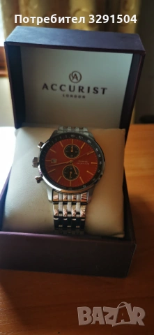 Accurist часовник идеално състояние , снимка 5 - Мъжки - 53968633