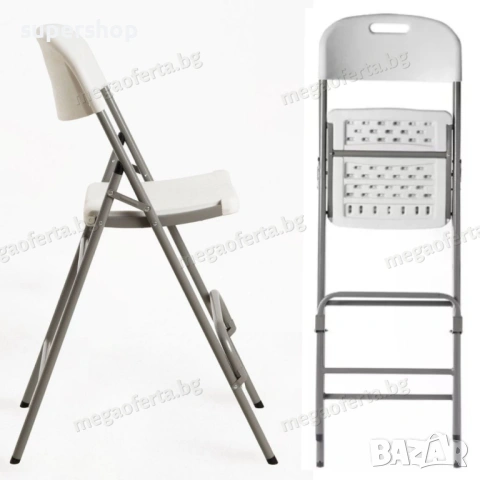 Сгъваем Бар Стол, Елегантен Висок Коктейлен Стол за Празненства , снимка 3 - Маси - 54181363