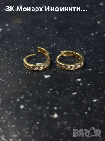Златни обеци, снимка 4 - Обеци - 51477672