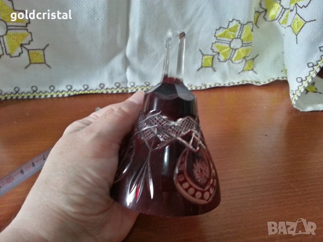 Декоративна кристална камбанка, снимка 3 - Антикварни и старинни предмети - 42170316