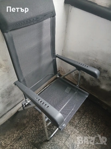 Удобен алуминиев сгъваем стол за дома и градината, снимка 16 - Столове - 54064171