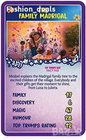 Нови карти игра Top Trumps Disney’s Encanto Specials деца възратни забавление, снимка 6 - Други - 42182674