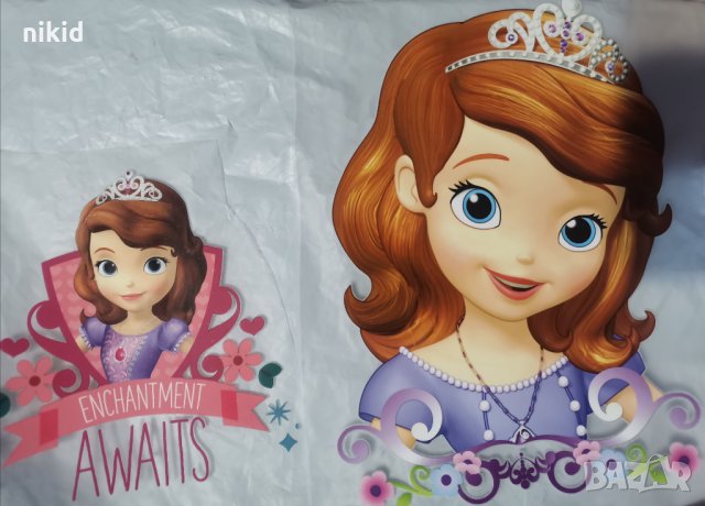 Малка Голяма Принцеса София Първа Sofia the First щампа термо апликация картинка за дреха блуза