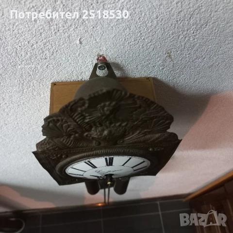 Стенен часовник Louis Jacquin , снимка 4 - Антикварни и старинни предмети - 50574989