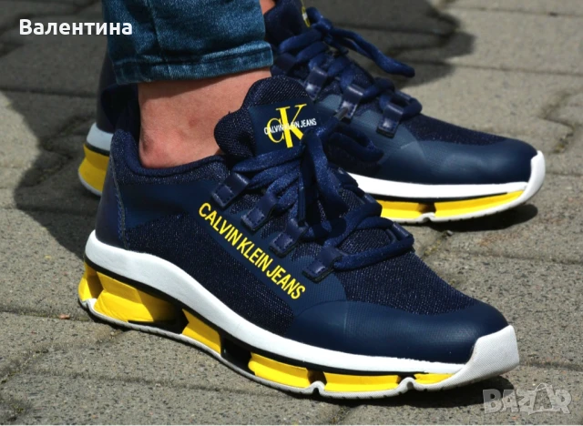 CALVIN KLEIN JEANS Кожени спортни обувки Lolas, снимка 1 - Маратонки - 51120328