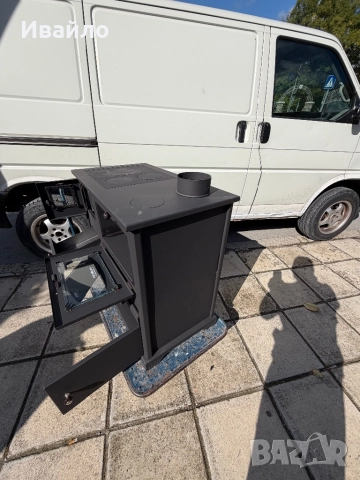 Прометей перфект печка на твърдо гориво с фурна и два шкафа , снимка 10 - Печки, фурни - 52068995