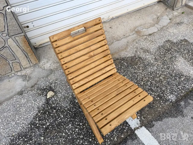 Дървени градински сгъваеми столове , снимка 6 - Градински мебели, декорация  - 49931997