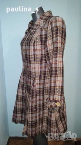 Бутикова селекция, кашмирено палто "container" / голям размер , снимка 11 - Палта, манта - 31093807