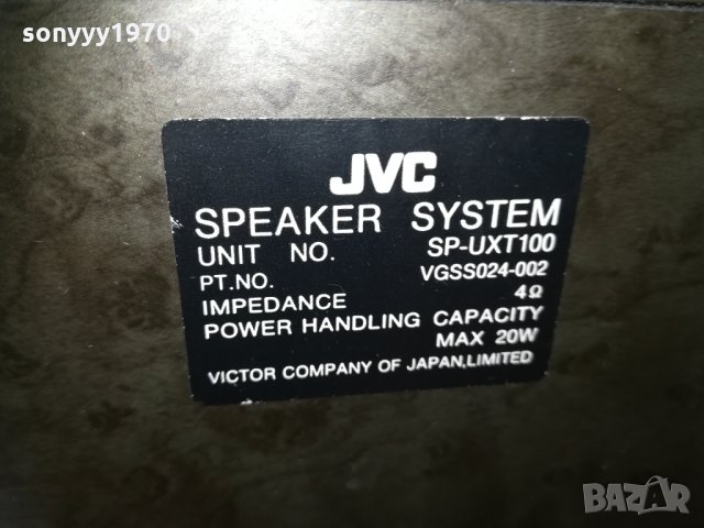 jvc sp-uxt100 japan-тонколони 2бр 0402212005, снимка 9 - Тонколони - 31685357