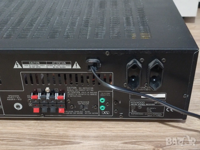 KENWOOD стерео ресивър с дистанционно*. Транзисторен усилвател с радио тунер, снимка 6 - Ресийвъри, усилватели, смесителни пултове - 53342193