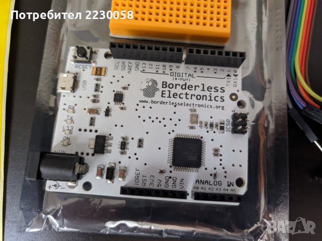 Комплект Arduino Leonardo микроконтролер, снимка 3 - Друга електроника - 37473382