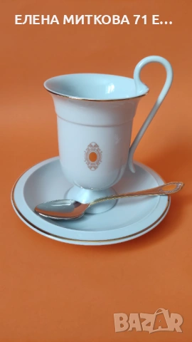 *Burg lindau porzellan* чисто нов луксозен комплект от два двойни сета + лъжички, снимка 8 - Сервизи - 54128357