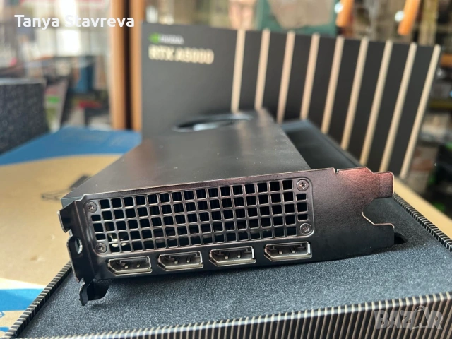 Видеокарта NVIDIA Quadro RTX A5000, 24GB GDDR6, снимка 4 - Видеокарти - 54323532
