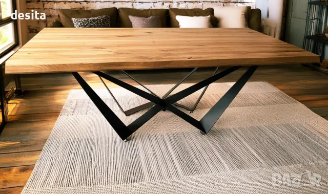 Дизайнерска трапезна маса, налична, снимка 1