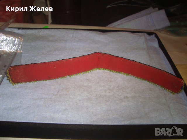 СПОМЕН Старинно МЪНИСТЕНО УКРАШЕНИЕ НАКИТ ШИРИТ 20те ГОДИНИ на 20ти ВЕК МАЙСТОРСКИ УНИКАТ БИЖУ 30686, снимка 5 - Антикварни и старинни предмети - 37851442
