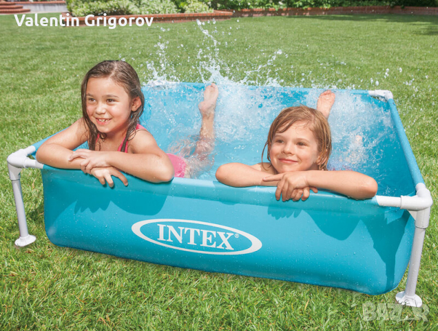 Детски сглобяем басейн Mini Frame 122 х 30 см INTEX CROCOLAND, снимка 2 - Басейни и аксесоари - 44765878