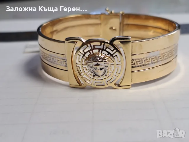 Мъжка златна гривна Белезник 31,54гр.