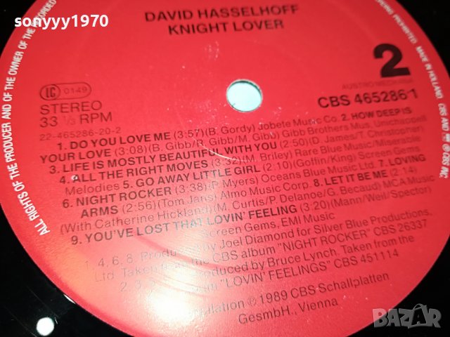 SOLD OUT-DAVID HASSELHOFF-ПЛОЧА 0104231849, снимка 13 - CD дискове - 40218524