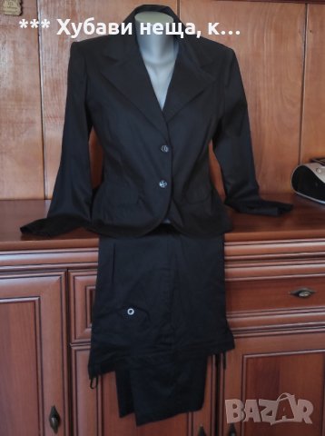  Елегантен дамски костюм с панталон 👀 👌, снимка 1 - Костюми - 32051032