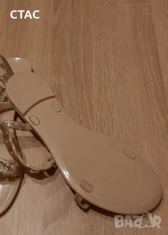 Луксозни обувки със сребрист брокат/номер35, снимка 9 - Дамски ежедневни обувки - 49674337